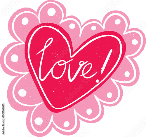 Valentine Cute Love Icon Vector