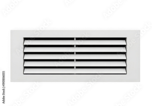 Air vent grille with horizontal slats