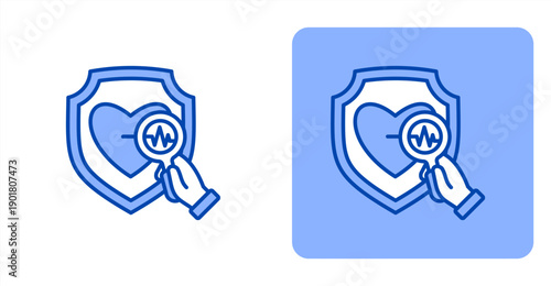 Preventive Diagnostics icon, with contrast background.