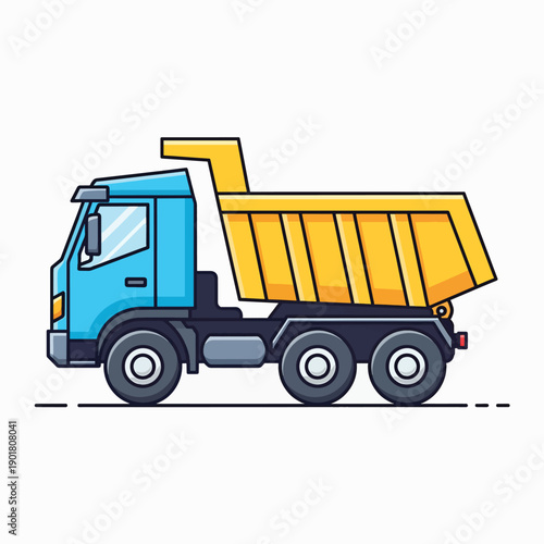 Blue Dump Truck