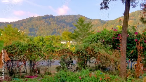 Wallpaper Mural Panoramic view tropical landscape mountains city beach Patong Phuket Thailand. Torontodigital.ca