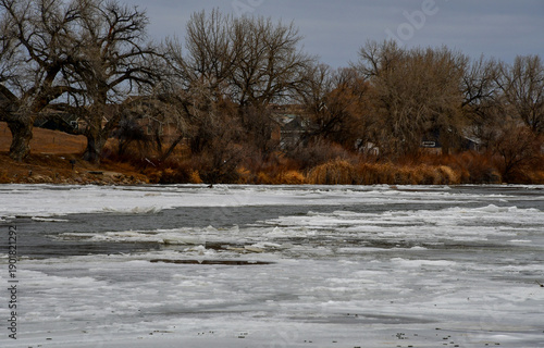 river in winter