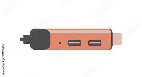 Portable USB Car Charger with Multiple Ports.