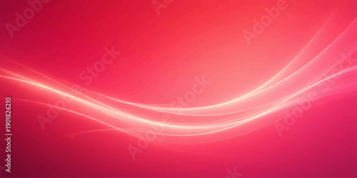 Abstract red background with pink and purple flowing waves featuring a smooth curve design and artistic motion texture for an energetic wallpaper backdrop