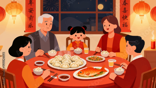 A happy family celebrating a birthday together while enjoying a meal at a restaurant