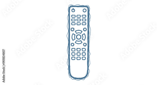 Remote Control Device with Buttons and Controls.