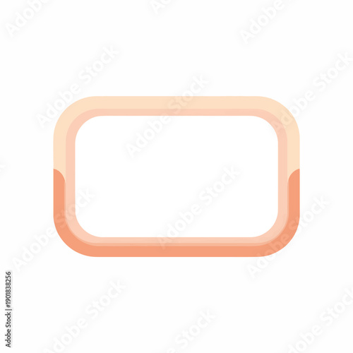 Orange Gradient Rectangle Frame
