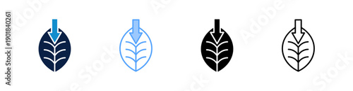 Environmental Impact Multiple Style Icon Set Collection 