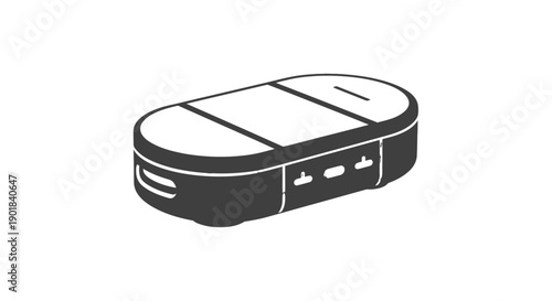 Modern Portable Power Bank Device Illustration.