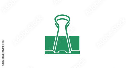 Green Bottle Cap Icon Illustration Design.