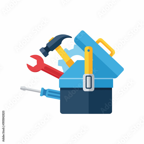 Toolbox with Tools