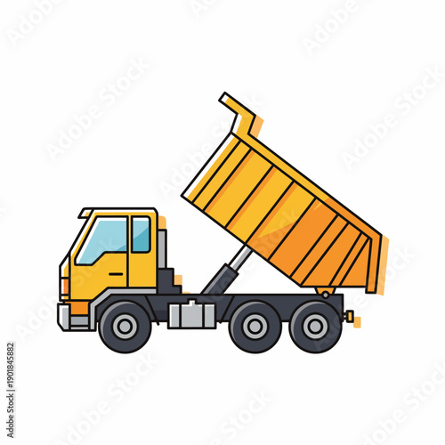 Yellow Dump Truck