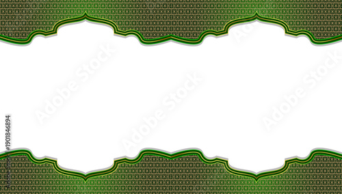 Islamic festival twibbon arabesque ramadan kareem or gold shape frame png milad un nabi transparent background