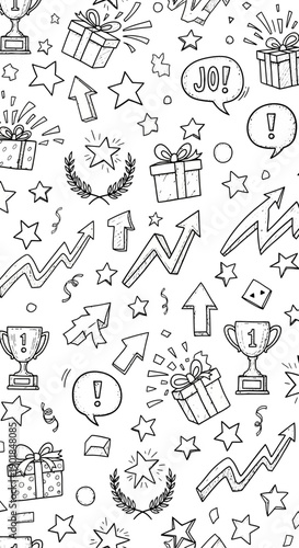 Awards, Gifts, Stars, Fun Graphics, Party Theme