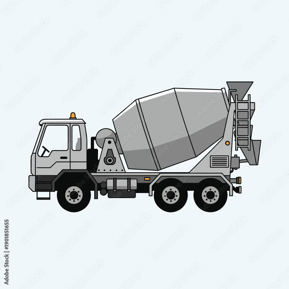 Fototapeta premium Concrete Mixer Truck