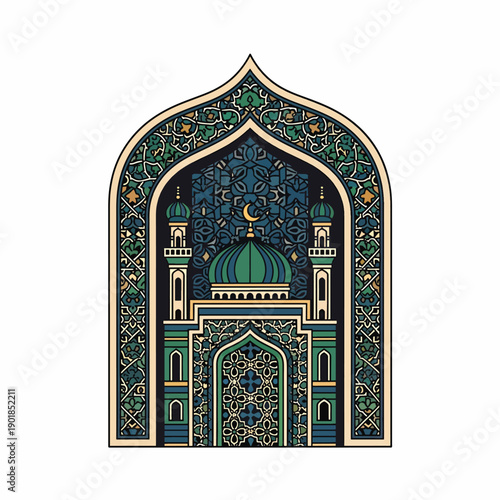 Islamic Mosque Archway