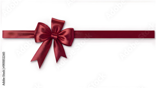 red gift bow