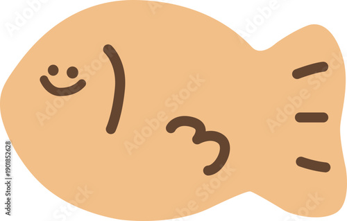 winter fish shaped pastry