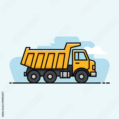 Yellow Dump Truck