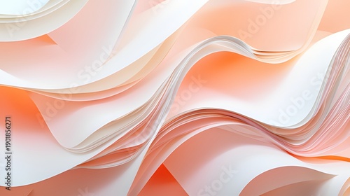 Bright layered paper structure background with clean minimal design
