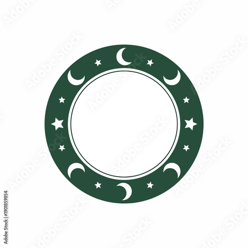 Moon Phase Circle Frame