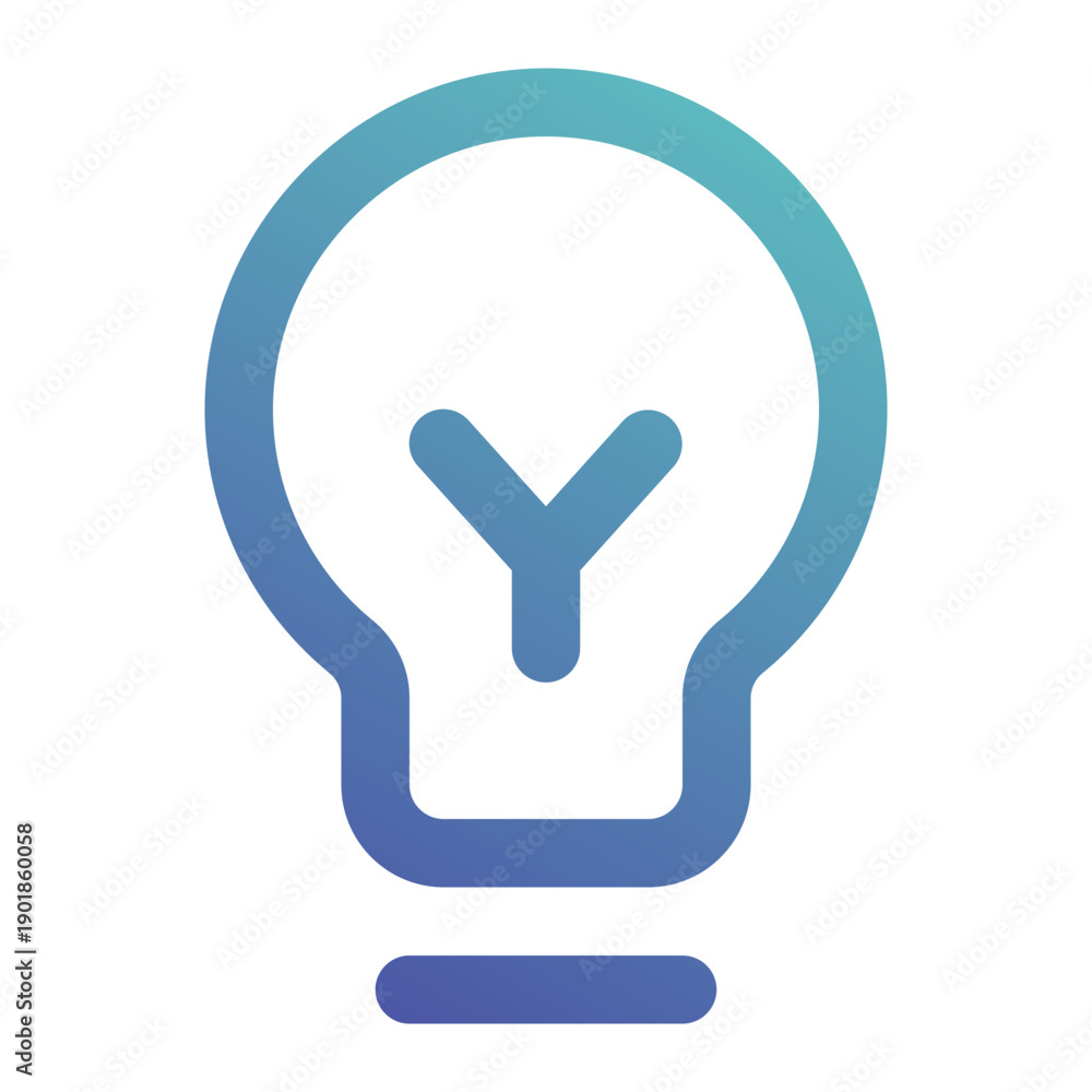 Fototapeta premium idea icon for illustration