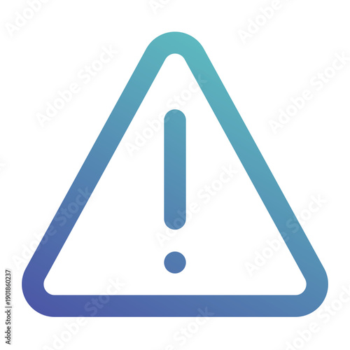warning icon for illustration