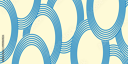 Noodle Ramen Pattern background. Pasta food texture spaghetti geometric. Abstarct ramen ornament. Flat vector illustartion. Wave texture background