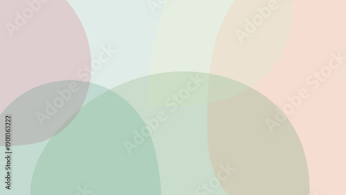 Soft Pastel Overlay Circles Background