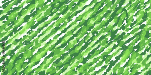 イエローグリーン系の斜めブラシストロークが重なる抽象テクスチャ背景 爽やかさと成長感を演出するデザイン用ベクター素材/Abstract Yellow Green Diagonal Brush Stroke Texture Background with Fresh Natural Paint Effect Vector Design