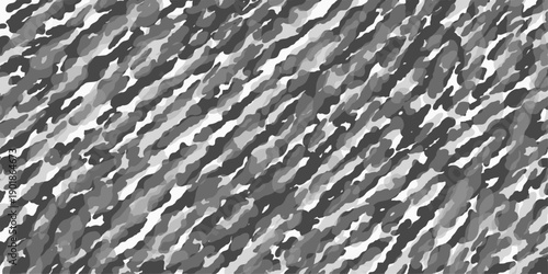 グレーの斜めブラシストロークが重なる抽象テクスチャ背景 ラフな筆致と動きのある質感を表現したデザイン用ベクター素材/Abstract Gray Diagonal Brush Stroke Texture Background with Dynamic Rough Paint Effect Vector Design
