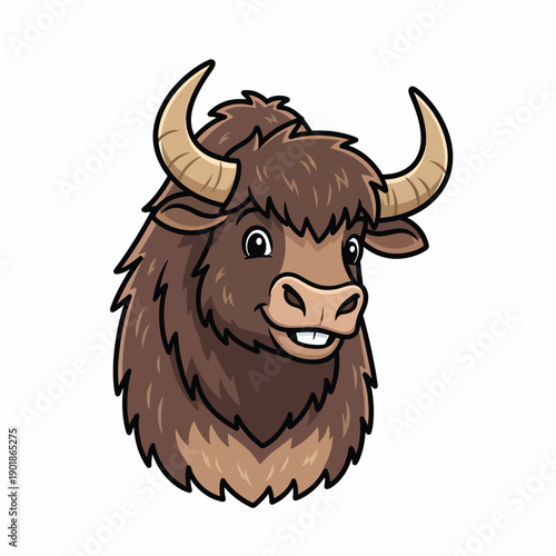 Smiling Yak Head