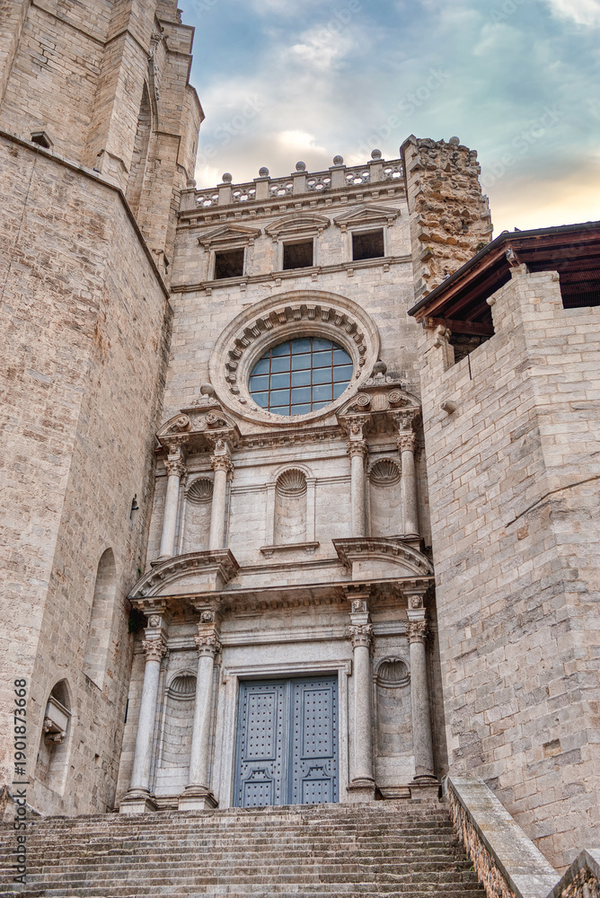 Fototapeta premium Gerona is a municipality and city, capital of the province of the same name and the Gironés region, in the autonomous community of Catalonia.