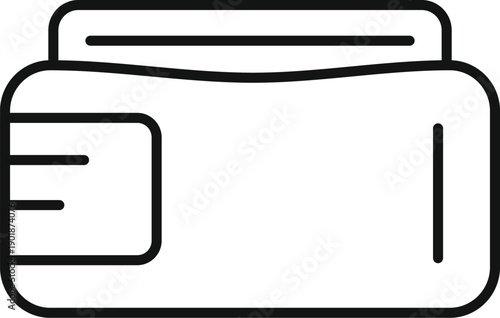 Cream jar outline icon illustrating a packaging for beauty and wellness products