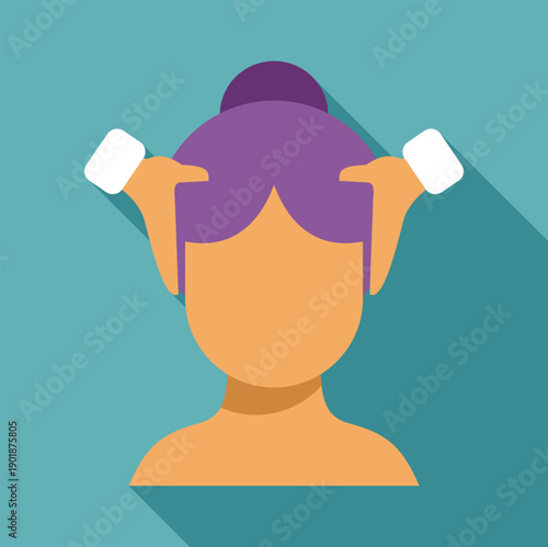 Person enjoying a head massage for relaxation and self care in a spa setting