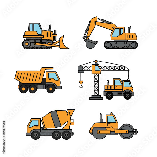 Construction Equipment Icons
