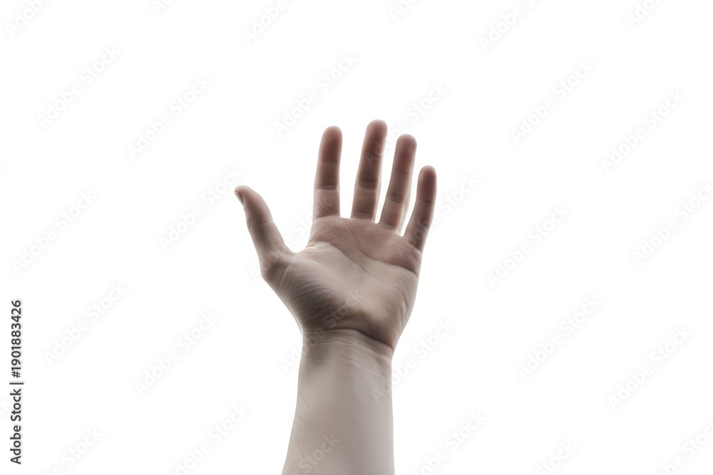 Fototapeta premium Hand Reaching Out for Help Symbolizing Support Hope and Connection