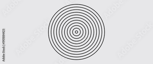 Concentric circle elements. Element for graphic web design, Template for print, textile, wrapping, decoration, vector illustration