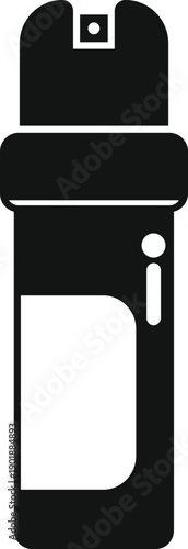 Personal defense spray canister illustrating concepts of security and emergency self protection