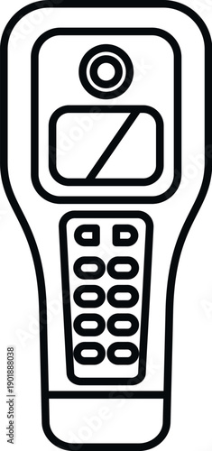 Thermal imager displaying heat on screen and detecting infrared