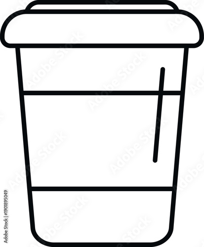 Illustrating a graphic design element for a reusable or disposable beverage container