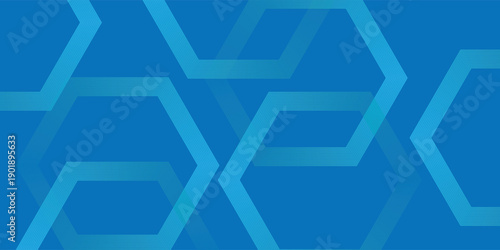 Abstract Geometric Hexagonal Lines Pattern for Futuristic Design