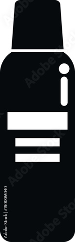 Aerosol spray bottle silhouette representing a cosmetic or hygiene product