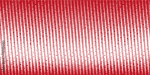 Red dot gradient pattern background. Isolated object on white background.