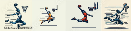 Slam Dunk vector art