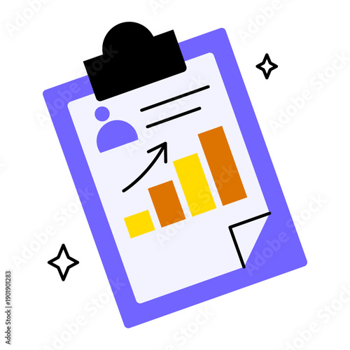 vector illustration of a clipboard