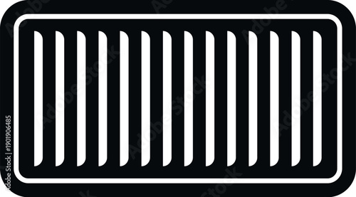 Automotive engine air filter part preventing dust from entering