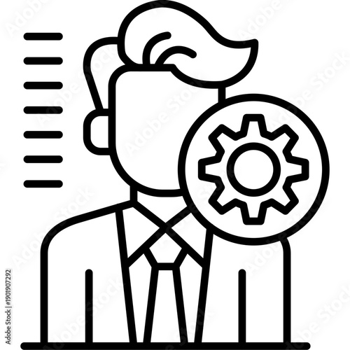 Executive Icon Vector Element