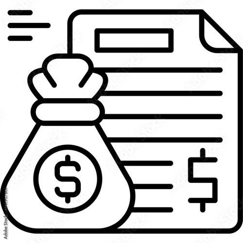 Expense Icon Vector Element
