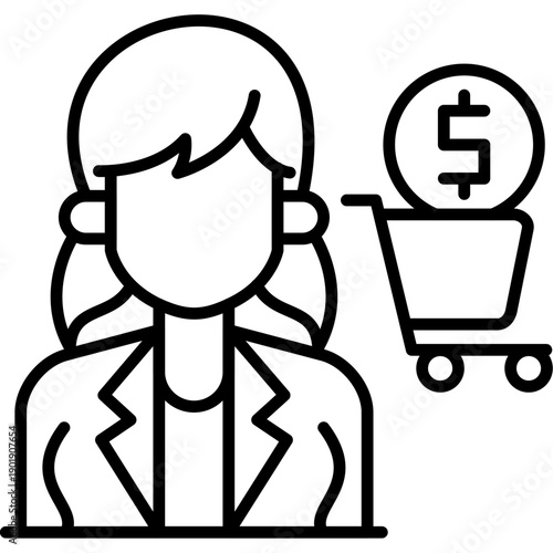 Buyer Icon Vector Element